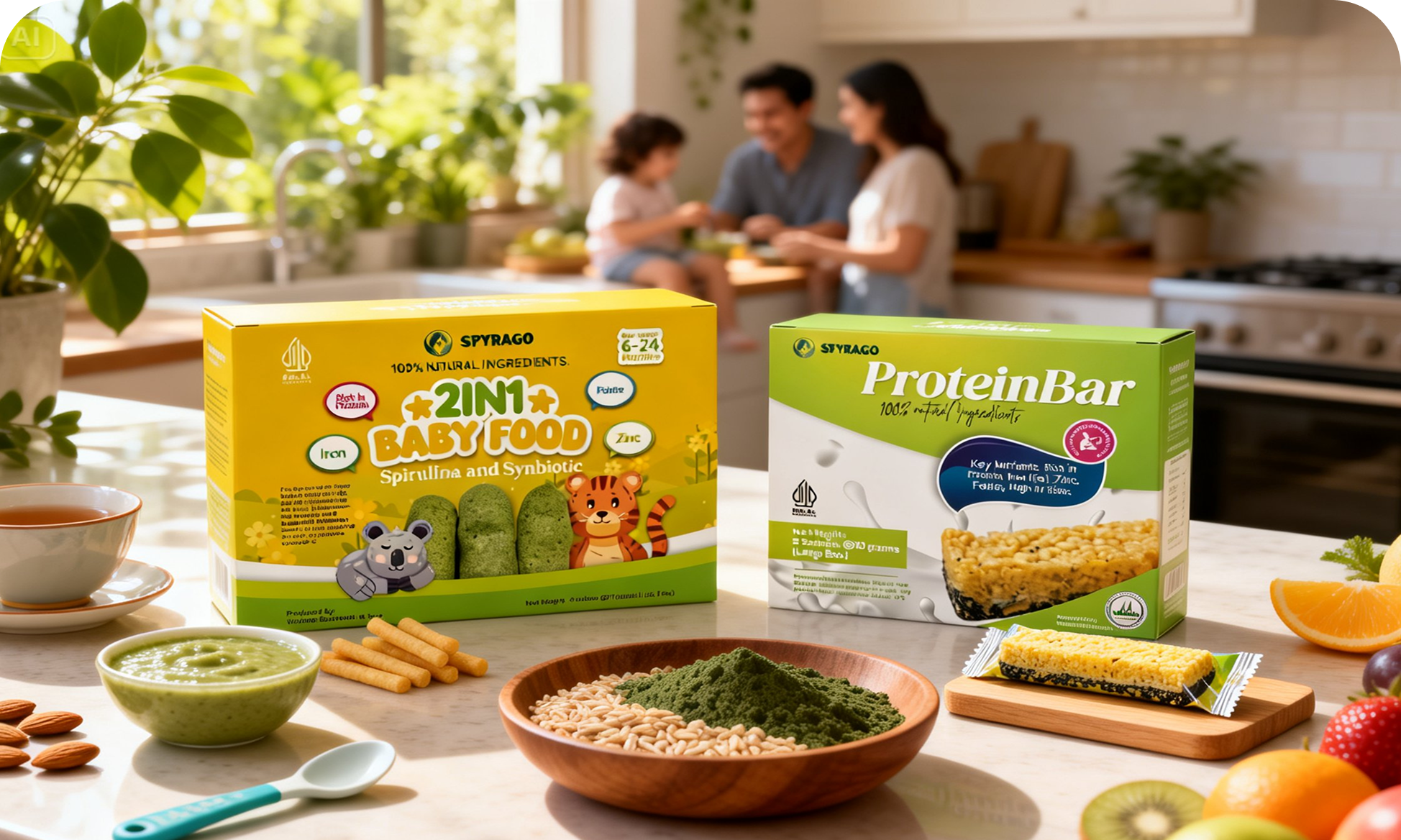 Spyrago Smartcare products — nutrition supplements for pregnancy and baby growth