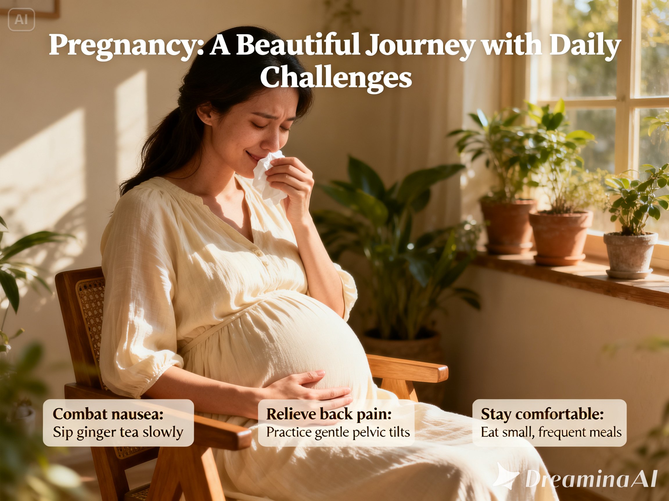 Managing Common Pregnancy Discomforts Naturally